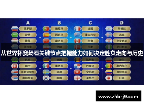 从世界杯赛场看关键节点把握能力如何决定胜负走向与历史