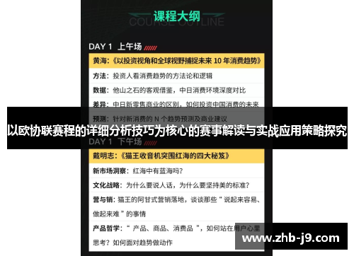 以欧协联赛程的详细分析技巧为核心的赛事解读与实战应用策略探究